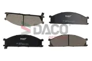 Bremsbelagsatz, Scheibenbremse Vorderachse DACO Germany 322609