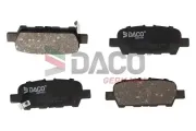 Bremsbelagsatz, Scheibenbremse Hinterachse DACO Germany 322642