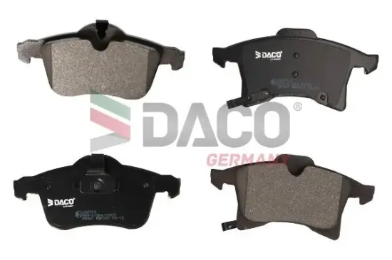 Bremsbelagsatz, Scheibenbremse Vorderachse DACO Germany 322703 Bild Bremsbelagsatz, Scheibenbremse Vorderachse DACO Germany 322703