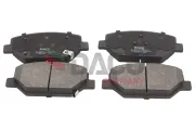Bremsbelagsatz, Scheibenbremse Vorderachse DACO Germany 322716