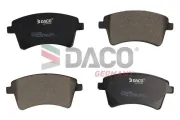 Bremsbelagsatz, Scheibenbremse Vorderachse DACO Germany 323008