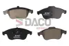 Bremsbelagsatz, Scheibenbremse Vorderachse DACO Germany 323019