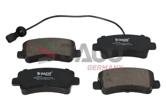 Bremsbelagsatz, Scheibenbremse Hinterachse DACO Germany 323027 Bild Bremsbelagsatz, Scheibenbremse Hinterachse DACO Germany 323027