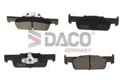 Bremsbelagsatz, Scheibenbremse Vorderachse DACO Germany 323032