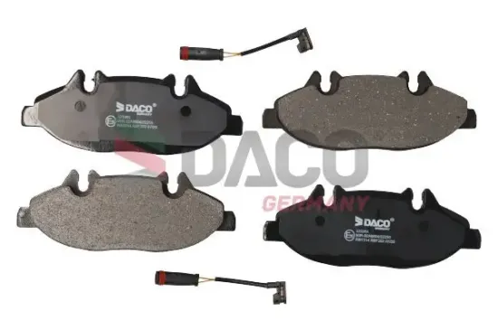 Bremsbelagsatz, Scheibenbremse Vorderachse DACO Germany 323351 Bild Bremsbelagsatz, Scheibenbremse Vorderachse DACO Germany 323351
