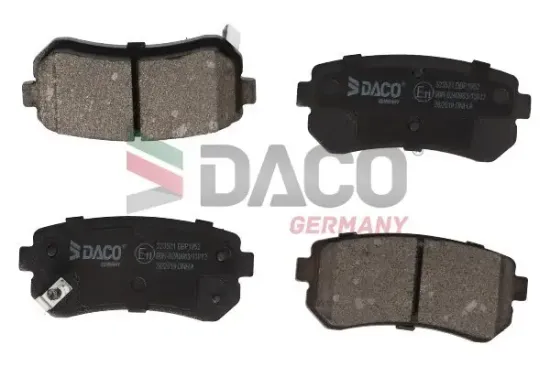 Bremsbelagsatz, Scheibenbremse Hinterachse DACO Germany 323521 Bild Bremsbelagsatz, Scheibenbremse Hinterachse DACO Germany 323521