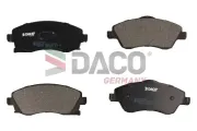 Bremsbelagsatz, Scheibenbremse DACO Germany 323624