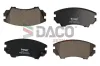 Bremsbelagsatz, Scheibenbremse Vorderachse DACO Germany 323642