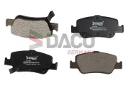 Bremsbelagsatz, Scheibenbremse Hinterachse DACO Germany 323905