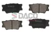 Bremsbelagsatz, Scheibenbremse Hinterachse DACO Germany 323911