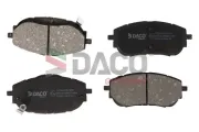 Bremsbelagsatz, Scheibenbremse Vorderachse DACO Germany 323940