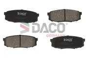 Bremsbelagsatz, Scheibenbremse Hinterachse DACO Germany 323950