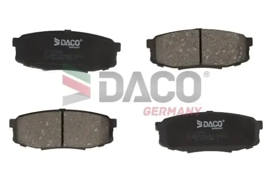 Bremsbelagsatz, Scheibenbremse Hinterachse DACO Germany 323950 Bild Bremsbelagsatz, Scheibenbremse Hinterachse DACO Germany 323950