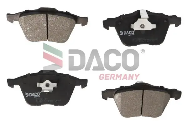 Bremsbelagsatz, Scheibenbremse Vorderachse DACO Germany 324112