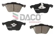 Bremsbelagsatz, Scheibenbremse Vorderachse DACO Germany 324112