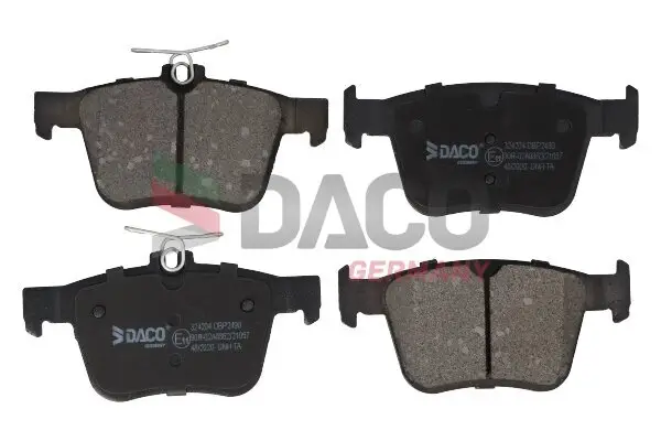 Bremsbelagsatz, Scheibenbremse DACO Germany 324204
