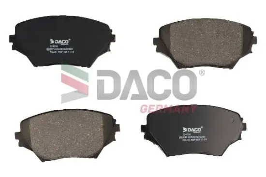 Bremsbelagsatz, Scheibenbremse Vorderachse DACO Germany 324555 Bild Bremsbelagsatz, Scheibenbremse Vorderachse DACO Germany 324555