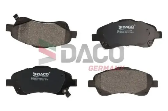 Bremsbelagsatz, Scheibenbremse Vorderachse DACO Germany 324562 Bild Bremsbelagsatz, Scheibenbremse Vorderachse DACO Germany 324562