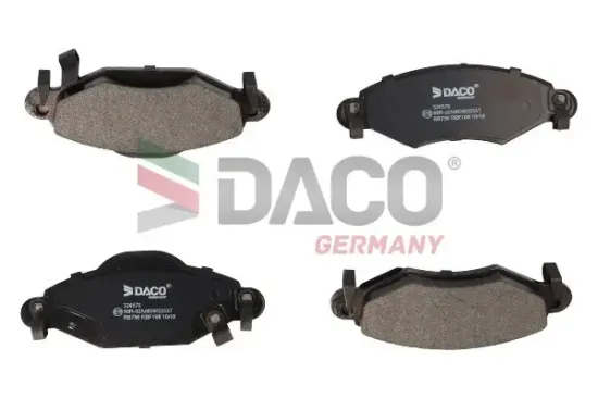 Bremsbelagsatz, Scheibenbremse Vorderachse DACO Germany 324570 Bild Bremsbelagsatz, Scheibenbremse Vorderachse DACO Germany 324570