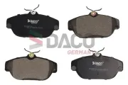 Bremsbelagsatz, Scheibenbremse Vorderachse DACO Germany 324811