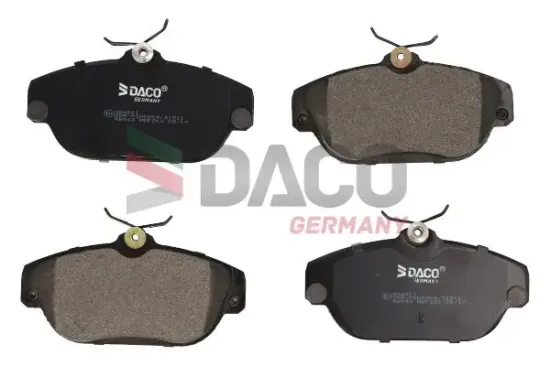 Bremsbelagsatz, Scheibenbremse Vorderachse DACO Germany 324811 Bild Bremsbelagsatz, Scheibenbremse Vorderachse DACO Germany 324811