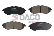 Bremsbelagsatz, Scheibenbremse Vorderachse DACO Germany 325007