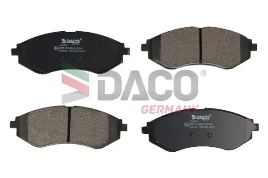 Bremsbelagsatz, Scheibenbremse Vorderachse DACO Germany 325007 Bild Bremsbelagsatz, Scheibenbremse Vorderachse DACO Germany 325007