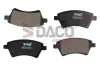 Bremsbelagsatz, Scheibenbremse Vorderachse DACO Germany 325230