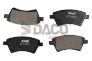 Bremsbelagsatz, Scheibenbremse Vorderachse DACO Germany 325230
