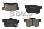 Bremsbelagsatz, Scheibenbremse Hinterachse DACO Germany 329980