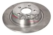 Bremsscheibe Hinterachse DACO Germany 601040