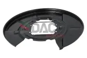Spritzblech, Bremsscheibe Hinterachse links DACO Germany 610320