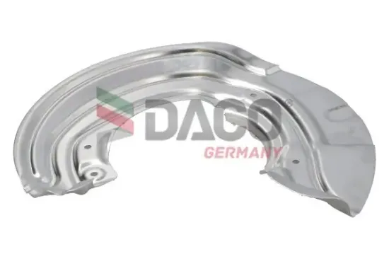 Spritzblech, Bremsscheibe Vorderachse links DACO Germany 610335 Bild Spritzblech, Bremsscheibe Vorderachse links DACO Germany 610335