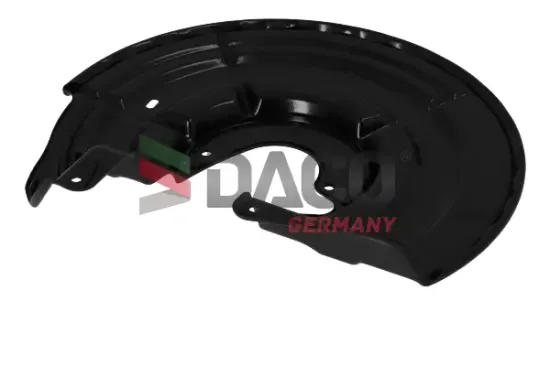 Spritzblech, Bremsscheibe Hinterachse links DACO Germany 610600 Bild Spritzblech, Bremsscheibe Hinterachse links DACO Germany 610600