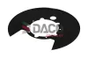 Spritzblech, Bremsscheibe Hinterachse links Hinterachse rechts DACO Germany 611402