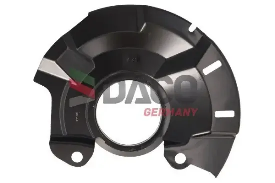 Spritzblech, Bremsscheibe Vorderachse links DACO Germany 611708 Bild Spritzblech, Bremsscheibe Vorderachse links DACO Germany 611708