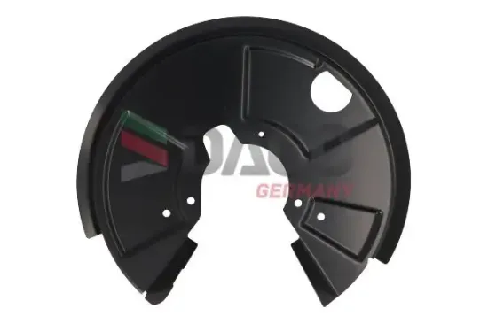 Spritzblech, Bremsscheibe Hinterachse links DACO Germany 612002 Bild Spritzblech, Bremsscheibe Hinterachse links DACO Germany 612002