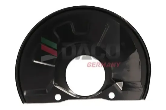 Spritzblech, Bremsscheibe Vorderachse links DACO Germany 612500 Bild Spritzblech, Bremsscheibe Vorderachse links DACO Germany 612500