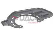 Spritzblech, Bremsscheibe Vorderachse links DACO Germany 612711