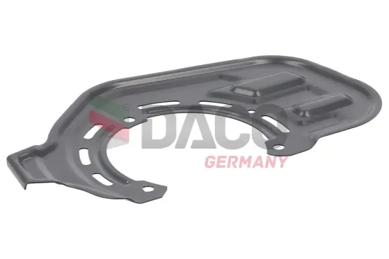 Spritzblech, Bremsscheibe Vorderachse links DACO Germany 612711 Bild Spritzblech, Bremsscheibe Vorderachse links DACO Germany 612711