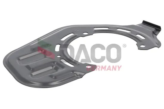 Spritzblech, Bremsscheibe Vorderachse links DACO Germany 612711 Bild Spritzblech, Bremsscheibe Vorderachse links DACO Germany 612711