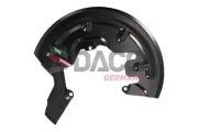 Spritzblech, Bremsscheibe Vorderachse links DACO Germany 613002