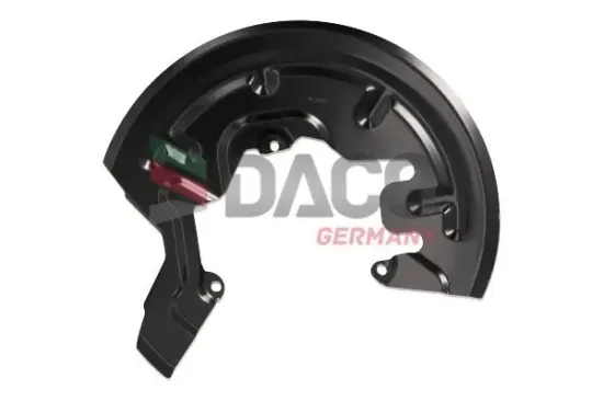 Spritzblech, Bremsscheibe Vorderachse links DACO Germany 613002 Bild Spritzblech, Bremsscheibe Vorderachse links DACO Germany 613002