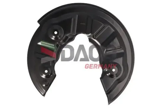 Spritzblech, Bremsscheibe Hinterachse links DACO Germany 613404 Bild Spritzblech, Bremsscheibe Hinterachse links DACO Germany 613404