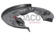 Spritzblech, Bremsscheibe Hinterachse links DACO Germany 613410