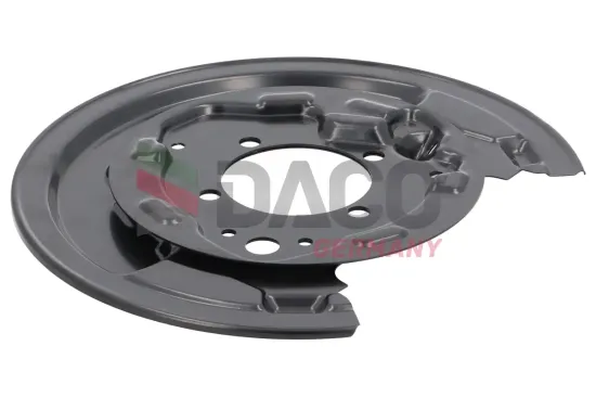 Spritzblech, Bremsscheibe Hinterachse links DACO Germany 613904 Bild Spritzblech, Bremsscheibe Hinterachse links DACO Germany 613904