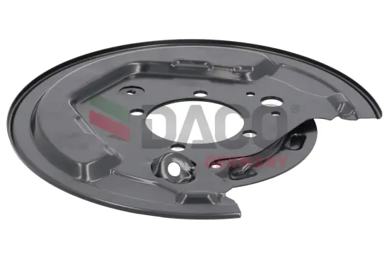 Spritzblech, Bremsscheibe Hinterachse links DACO Germany 613904 Bild Spritzblech, Bremsscheibe Hinterachse links DACO Germany 613904