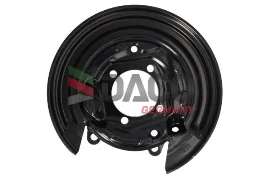 Spritzblech, Bremsscheibe Hinterachse links DACO Germany 613926 Bild Spritzblech, Bremsscheibe Hinterachse links DACO Germany 613926