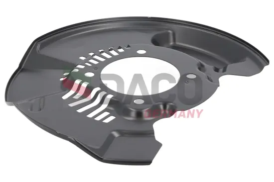 Spritzblech, Bremsscheibe Vorderachse links DACO Germany 613932 Bild Spritzblech, Bremsscheibe Vorderachse links DACO Germany 613932