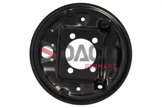 Spritzblech, Bremsscheibe Hinterachse links DACO Germany 613942 Bild Spritzblech, Bremsscheibe Hinterachse links DACO Germany 613942